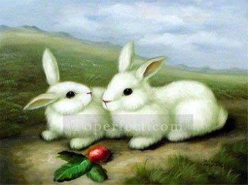 動物 Painting - dw005hD 動物 ウサギ